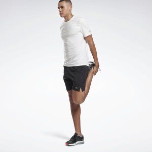 Spodenki Męskie Reebok Running Essentials Czarne PL 10WVSOC